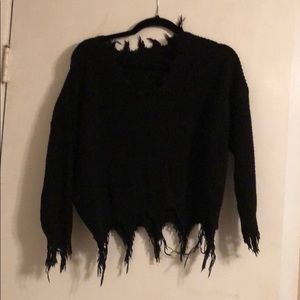 Shien Crop Top Sweater